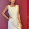 Vestido Curto Cavado Branco
