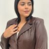Jaqueta Couro Marrom